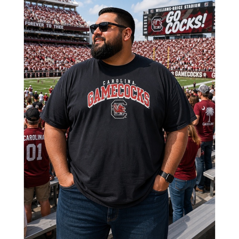 South Carolina Gamecocks Shirt 3XL Fanatics SEC Football Black Graphic Tee